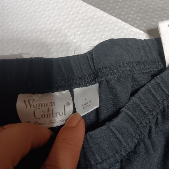 Size Large black leggings brand woman with control - Picture 2 of 5